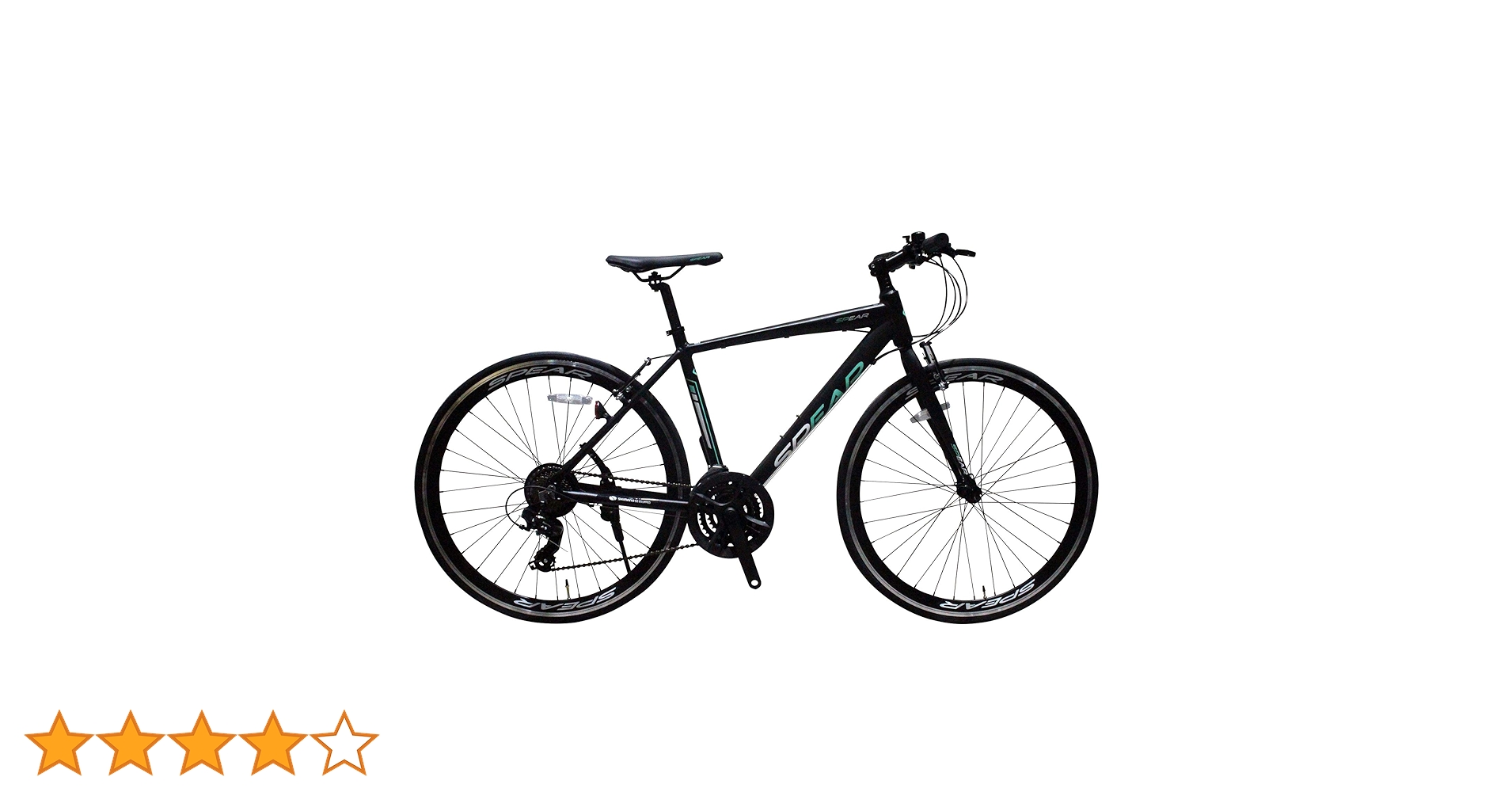 SPEAR 700c アルミ シマノ製 変速 21段 マットブラック クロスバイク アルミフレーム 700c 自転車 シマノ 変速 21段